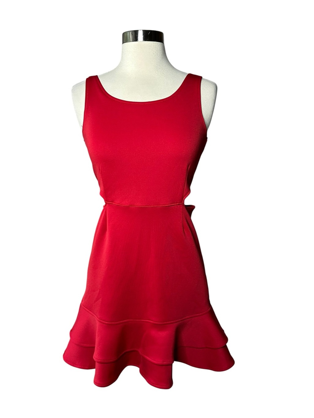 Zac Posen Red Sleeveless Mini Dress 12